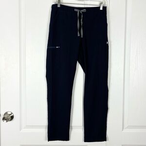 Figs Blue Yola Skinny Scrub Pants Womens Small